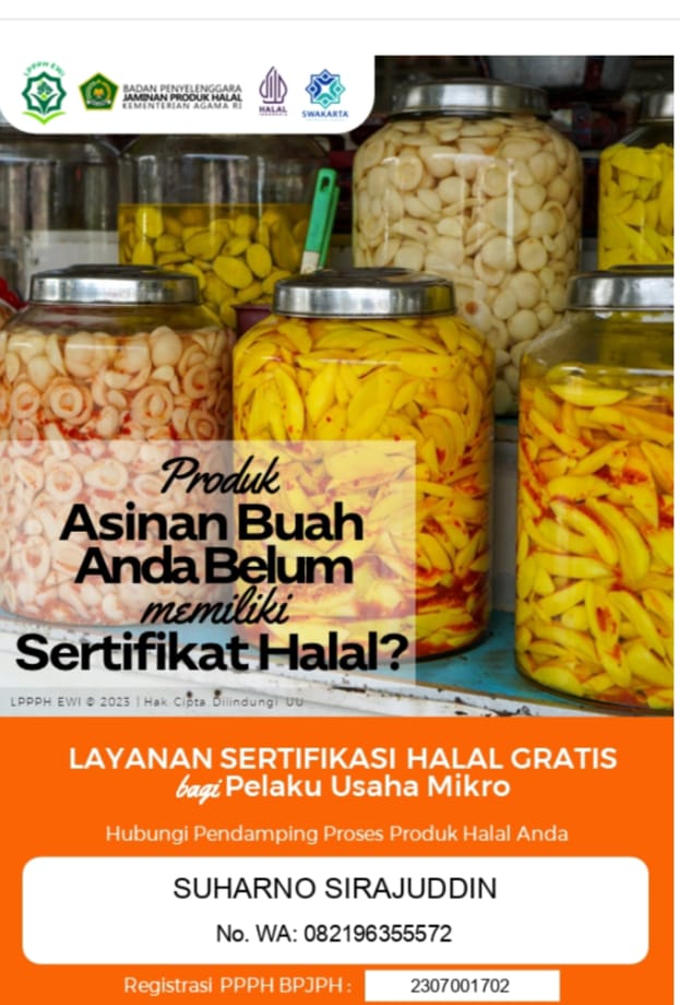 Pendampingan Sertifikasi Halal